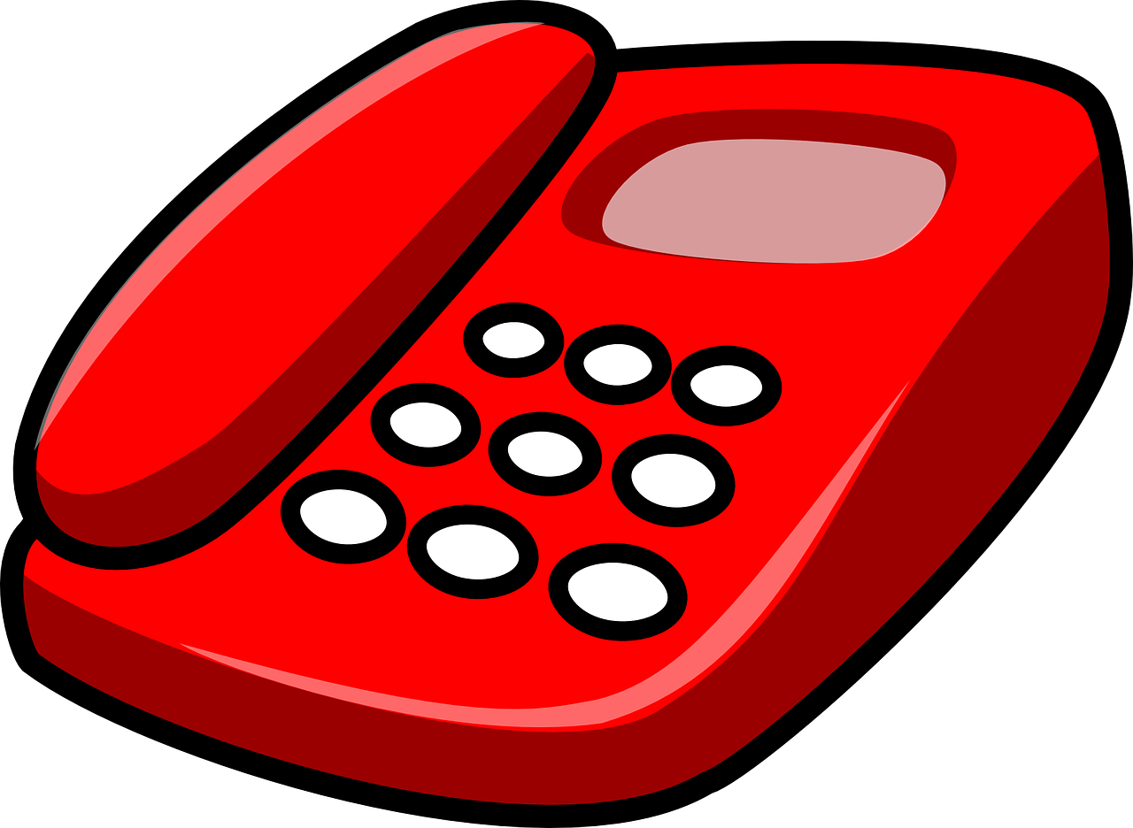 téléphone rouge